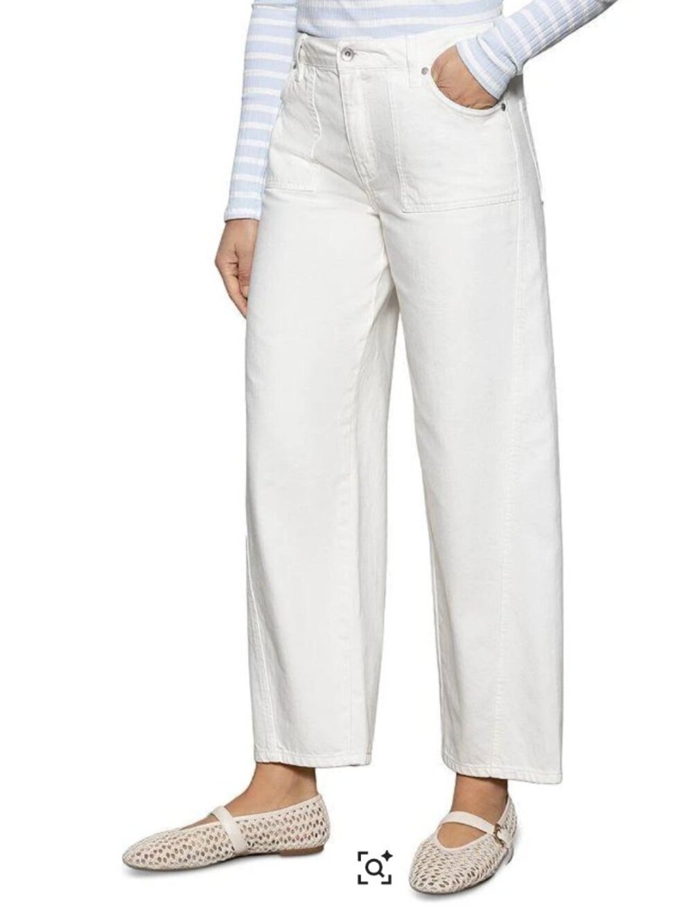 NWT -Santuary Women’s District Column Ankle Barrel Jeans - Size 24